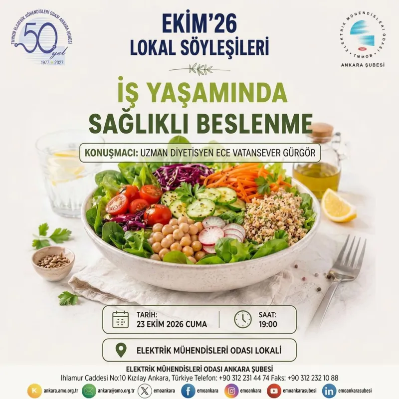 LOKAL SÖYLEŞİLERİ: “İŞ YAŞAMINDA SAĞLIKLI BESLENME”