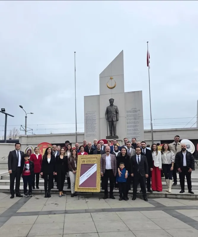 KOCAELİ AKADEMİK ODALAR BİRLİĞİ OLARAK ÇELENK KOYMA TÖRENİNE KATILDIK