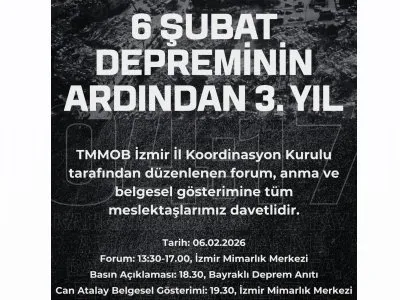 6 ŞUBAT DEPREMİNİN 3. YILINDA UNUTMUYORUZ, UNUTTURMUYORUZ!