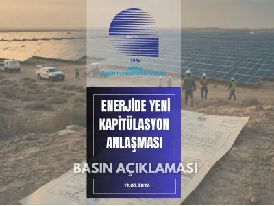 ELEKTRİK MÜHENDİSLERİ ODASI BASIN AÇIKLAMASI: