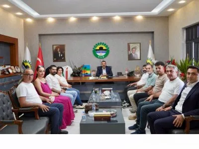 ŞUBE YÖNETİM KURULU ÜYELERİMİZ DİYARBAKIR OSB BÖLGE YÖNETİM KURULU BAŞKANLIĞINI ZİYARET ETTİ