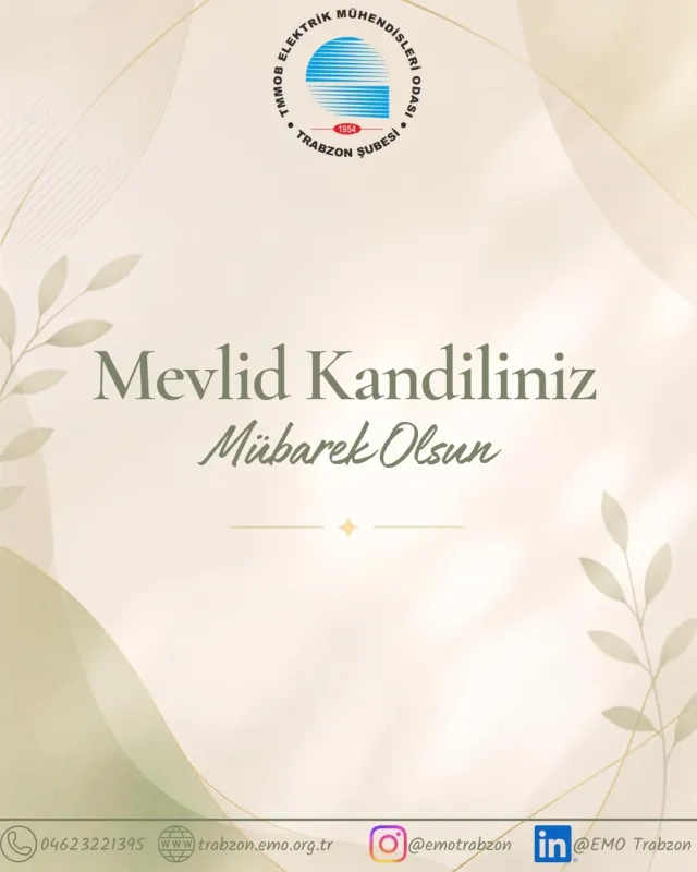MEVLİD KANDİLİ’NİZ KUTLU OLSUN