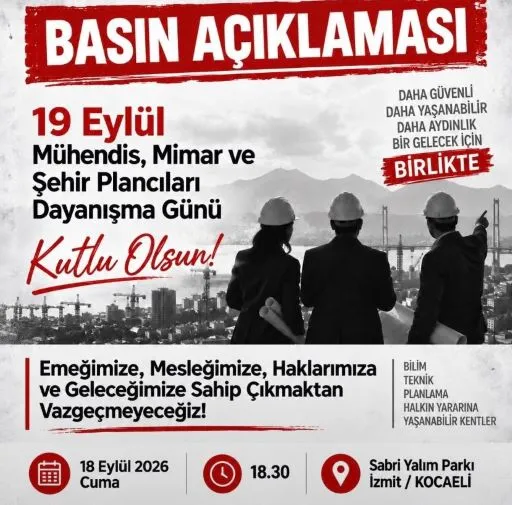 DAHA GÜVENLİ, DAHA YAŞANABİLİR, DAHA AYDINLIK BİR GELECEK İÇİN BİR ARADAYIZ!
