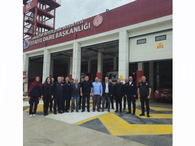 EMO BALIKESİR İL TEMSİLCİLİĞİMİZDEN BALIKESİR BÜYÜKŞEHİR BELEDİYESİ İTFAİYE DAİRE BAŞKANLIĞINA ZİYARET GERÇEKLEŞTİRİLDİ