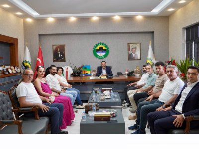 ŞUBE YÖNETİM KURULU ÜYELERİMİZ DİYARBAKIR OSB BÖLGE YÖNETİM KURULU BAŞKANLIĞINI ZİYARET ETTİ