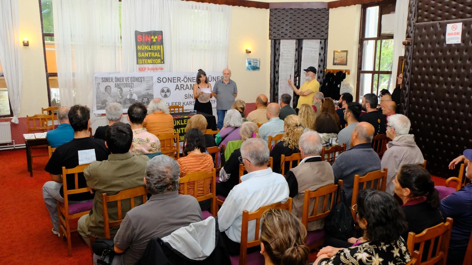 SONER, ÖNER VE GÜNEŞ 20. YILINDA SİNOP`TA ANILDI