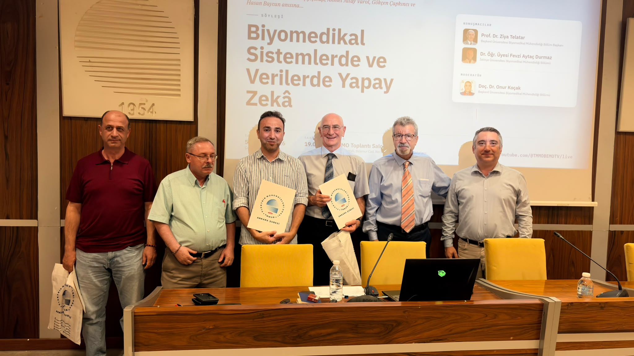 BİYOMEDİKAL SİSTEMLERDE VE VERİLERDE YAPAY ZEKA SÖYLEŞİSİ GERÇEKLEŞTİRİLDİ