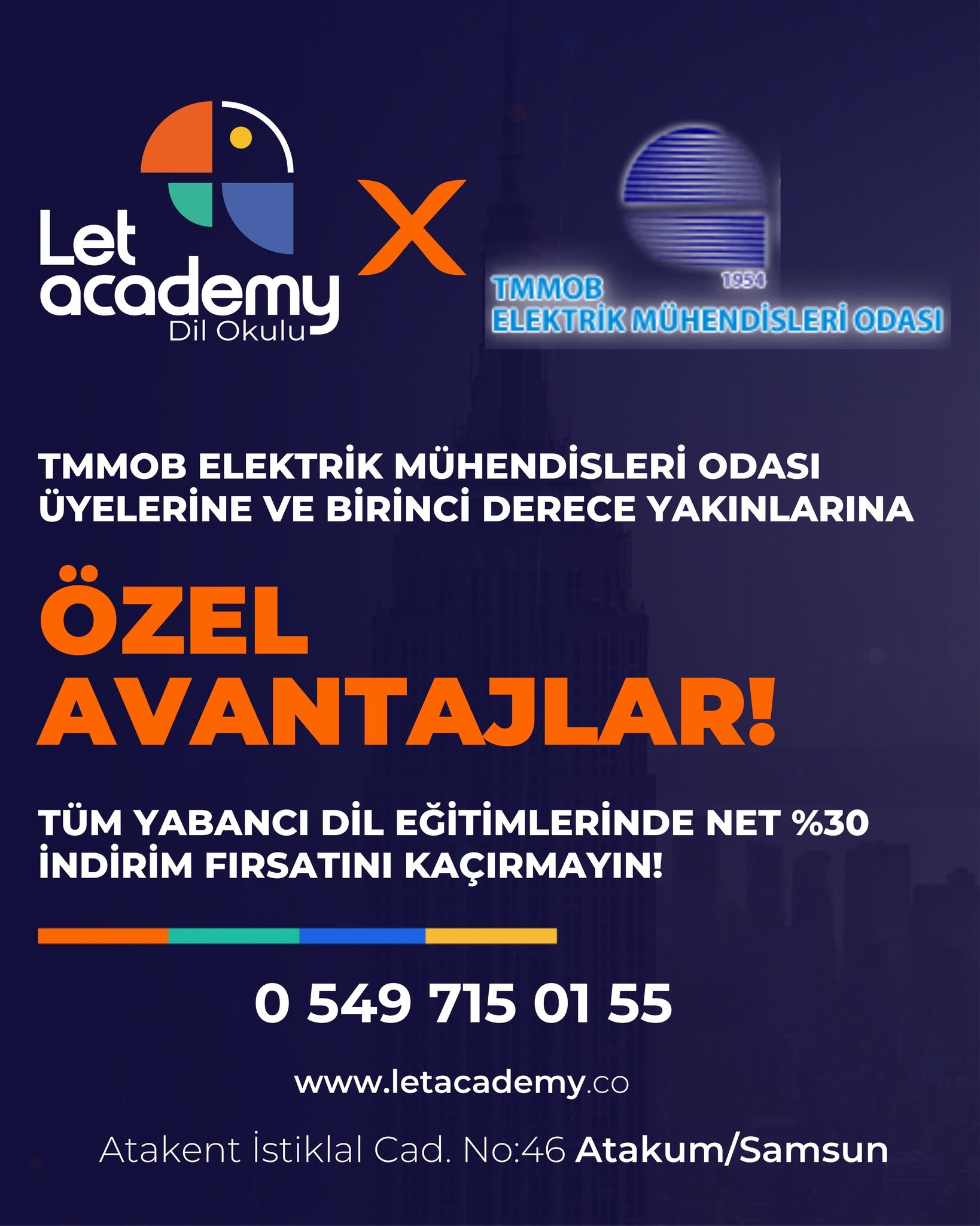 SAMSUN LET ACADEMY DİL OKULU İLE PROTOKOL İMZALANDI