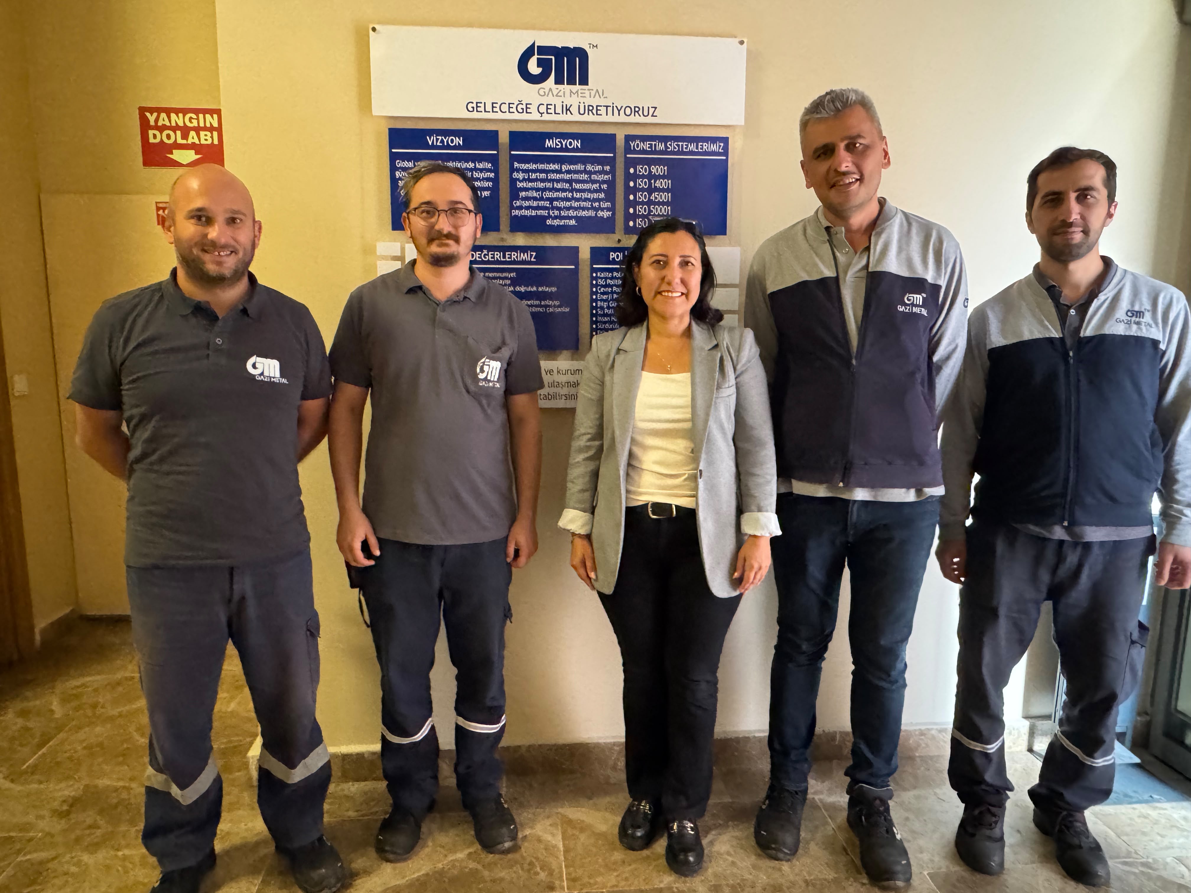 GAZİ METAL’DE MESLEKTAŞLARIMIZLA BİR ARAYA GELDİK