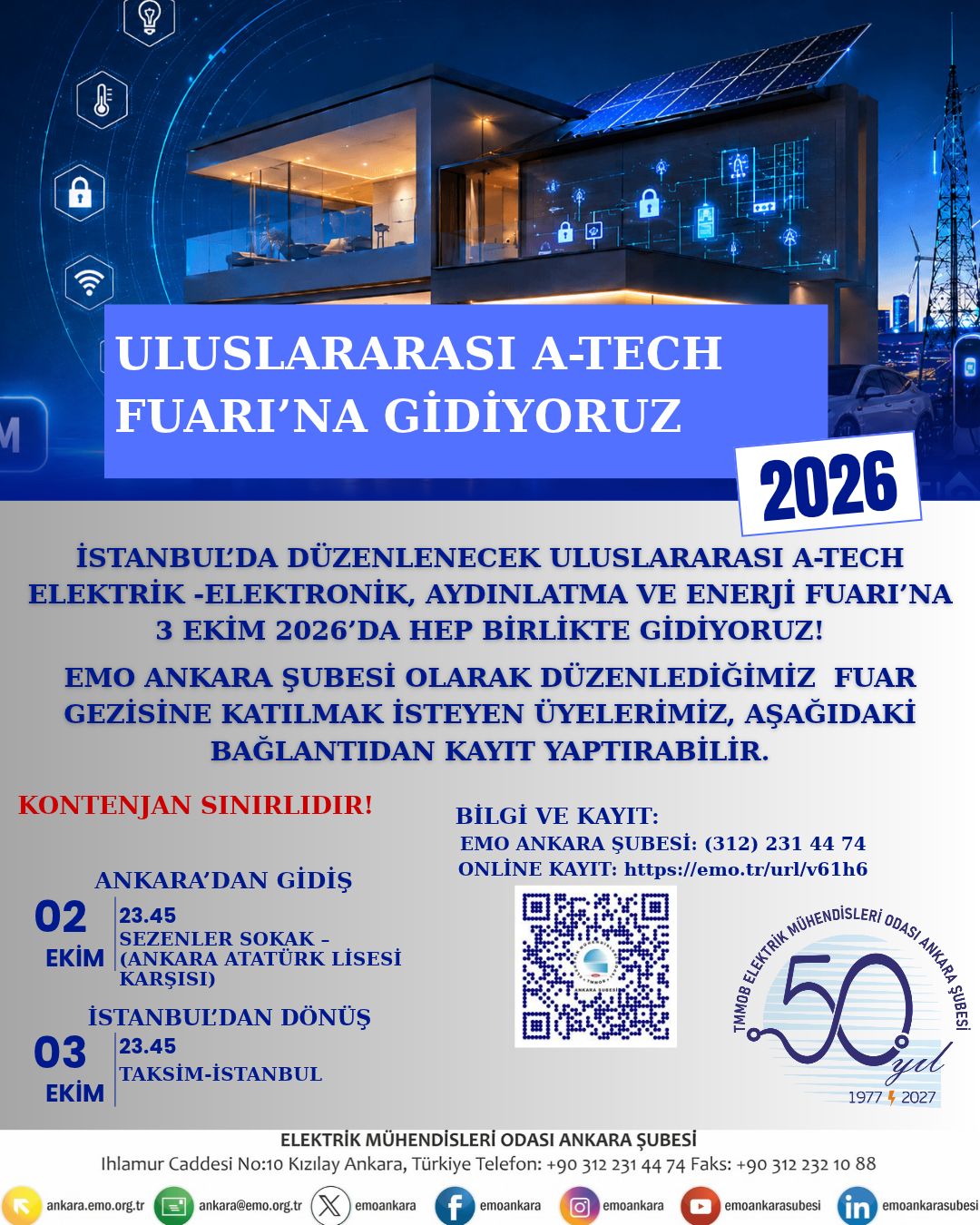 A-TECH 2026 FUARI’NA GİDİYORUZ