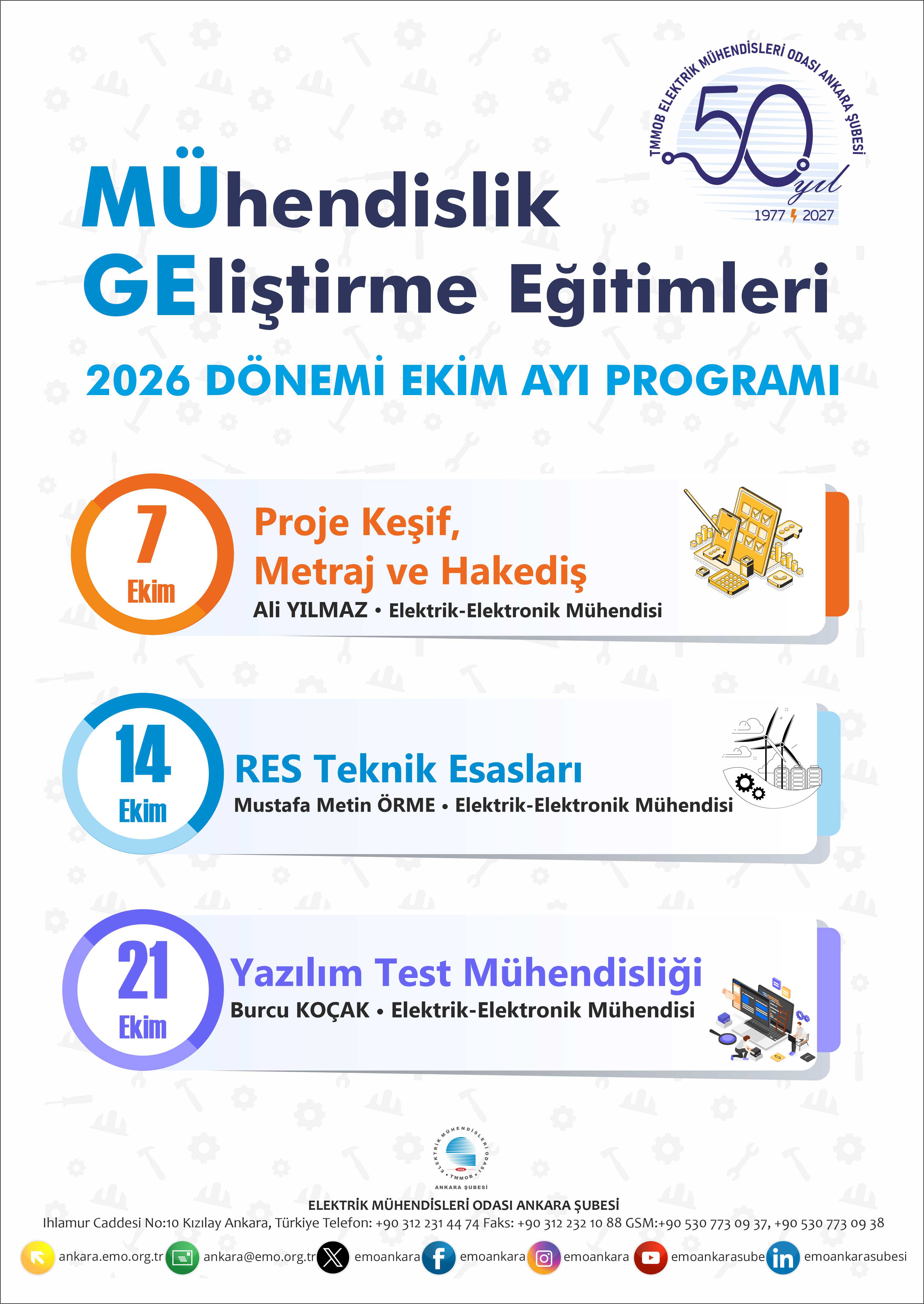 MÜGE’26 EKİM AYI PROGRAMI BAŞLIYOR