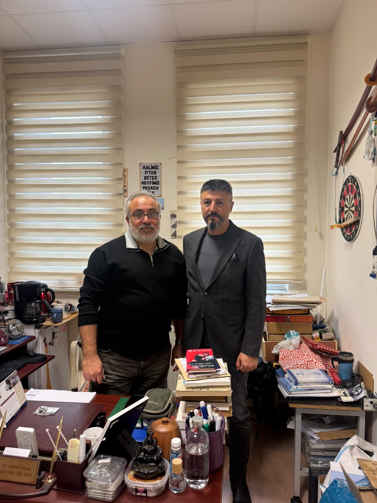 ABANT İZZET BAYSAL ÜNİVERSİTESİ AKADEMİSYENLERİNDEN MURAT FİDAN’A ZİYARET