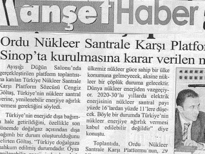ORDU NKP ÇALIŞMALARI