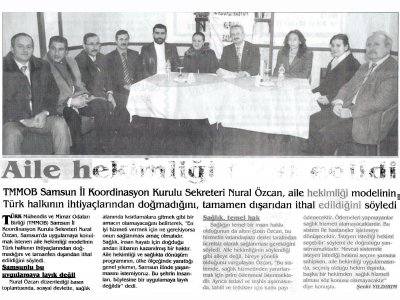 "AİLE HEKİMLİĞİ İTHAL EDİLDİ"