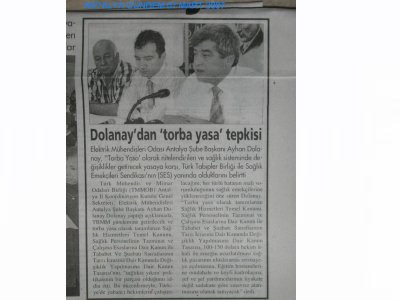 TMMOB, SAĞLIKTA YIKIM GETİREN TORBA YASAYA KARŞI MÜCADELESİNDE SAĞLIK EMEKÇİLERİ VE TABİPLERİN YANINDADIR