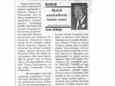 MOBİL SANTRALLERİN HAZİN SONU