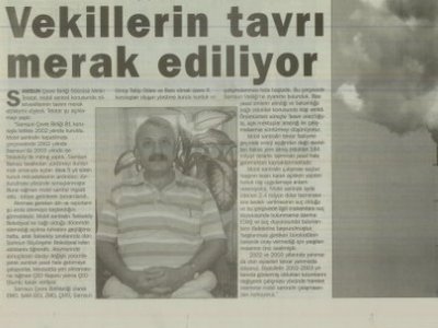 VEKİLLERİN TAVRI MERAK EDİLİYOR