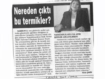 NEREDEN ÇIKTI BU TERMİKLER?