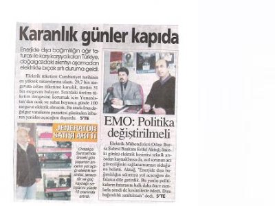 BURSA'DA ELEKTRİK KESİNTİSİ HABERLERİ