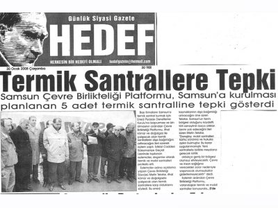 TERMİK SANTRALLARA TEPKİ