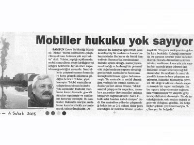 MOBİLLER HUKUKU YOK SAYIYOR