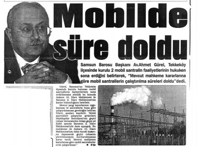 MOBİLDE SÜRE DOLDU