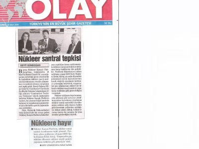 BURSA NÜKLEER KARŞITI PLATFORM BASIN AÇIKLAMASI HABERLERİ