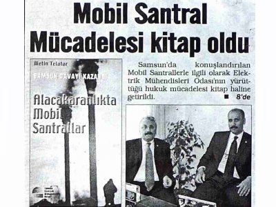MOBİL SANTRAL MÜCADELESİ KİTAP OLDU
