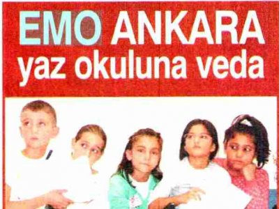 EMO ANKARA YAZ OKULUNA VEDA (SABAH ANKARA, 25.09.2008)