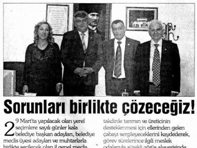 SORUNLARI BİRLİKTE ÇÖZECEĞİZ (GERÇEK AKDENİZ-23.03.2009)