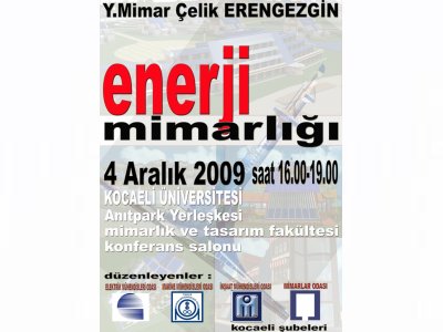 ENERJİ MİMARLIĞI KONFERANSI