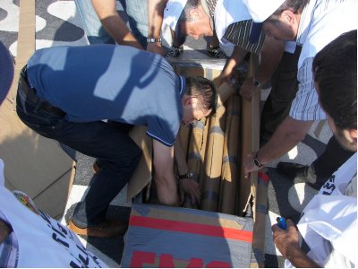 KARTONDAN TEKNELER YARIŞMASI'NA KATILDIK