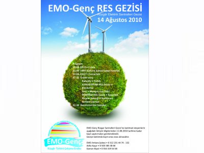 EMO-GENÇ RÜZGÂR ELEKTRİK SANTRALLERİ GEZİSİ