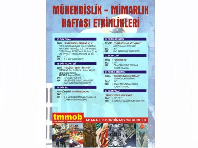 MÜHENDİSLİK MİMARLIK HAFTASI ETKİNLİKLERİ