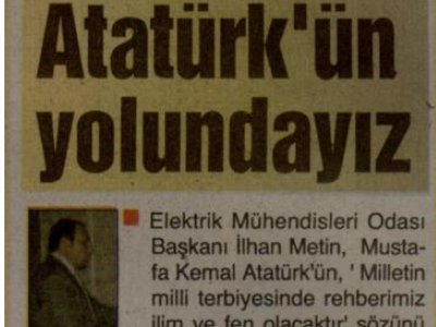 İLHAN METİN:ATATÜRK`ÜN YOLUNDAYIZ (GERÇEK AKDENİZ-08.01.2011)