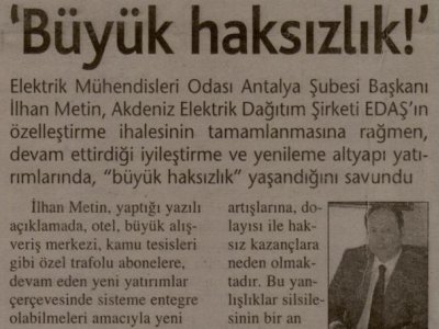 BÜYÜK HAKSIZLIK (HÜRSES-11.01.2011)