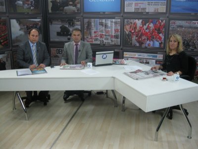ŞUBE BAŞKANI İLHAN METİN AKDENİZ TV’DE GÜNDEM PROGRAMI`NA KATILDI