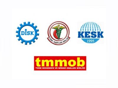 TMMOB, DİSK, KESK VE TTB: SUSMAYACAĞIZ, DİRENECEĞİZ!