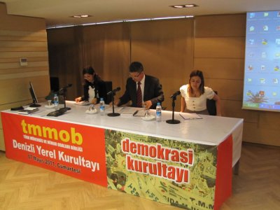 TMMOB DENİZLİ YEREL DEMOKRASİ KURULTAYI YAPILDI
