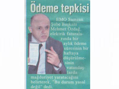 ÖDEME TEPKİSİ(HABER GAZETESİ-10.06.2011)