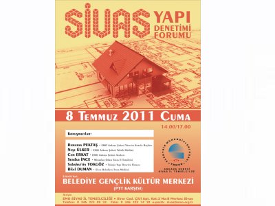 SİVAS’TA YAPI DENETİM FORUMU DÜZENLENİYOR