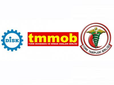 DİSK, TMMOB VE TTB’DEN ORTAK AÇIKLAMA: “SİLAHLARIN KONUŞTUĞU YERDE BARIŞIN SESİ DUYULMUYOR”