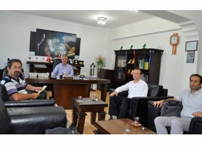 GEDİZ EDAŞ ŞİRKET MÜDÜRÜ ZİYARET EDİLDİ