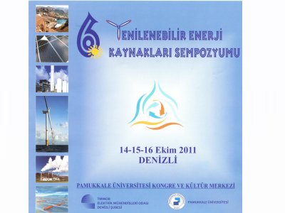 6. YENİLENEBİLİR ENERJİ KAYNAKLARI SEMPOZYUMU DÜZENLENİYOR