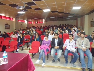 ERCİYES ÜNİVERSİTESİ MÜHENDİSLİK FAKÜLTESİ ÖĞRENCİLERİYLE TANIŞMA TOPLANTISI YAPILDI