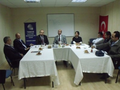 MAKİNA MÜHENDİSLERİ ODASI GAZİANTEP ŞUBESİ YÖNETİM KURULU ŞUBEMİZİ ZİYARET ETTİ