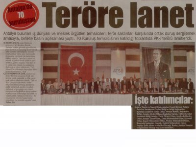 TERÖRE LANET (AKDENİZ BEYAZ-22.10.2011)