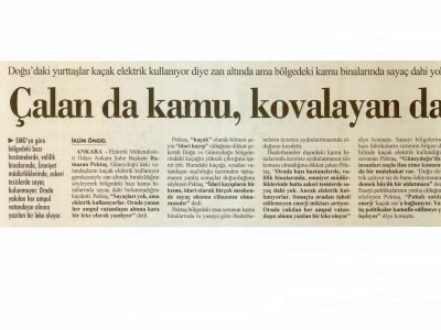 ÇALAN DA KAMU KOVALAYAN DA (CUMHURİYET, 30.11.2011)