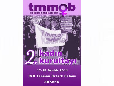 TMMOB 2. KADIN KURULTAYI 17-18 ARALIK`TA ANKARA`DA TOPLANIYOR