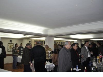 YENİ YIL KOKTEYLİNDE ÜYELERİMİZLE BİRARADAYDIK